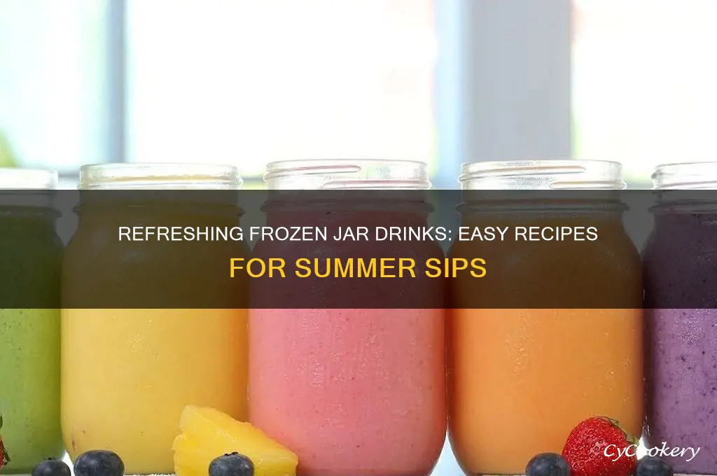 frozen jar drinks
