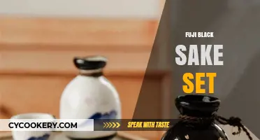 Elegant Fuji Black Sake Set: A Perfect Blend of Tradition and Style