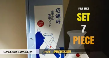 Elegant Fuji Sake Set: 7-Piece Collection for Authentic Japanese Dining