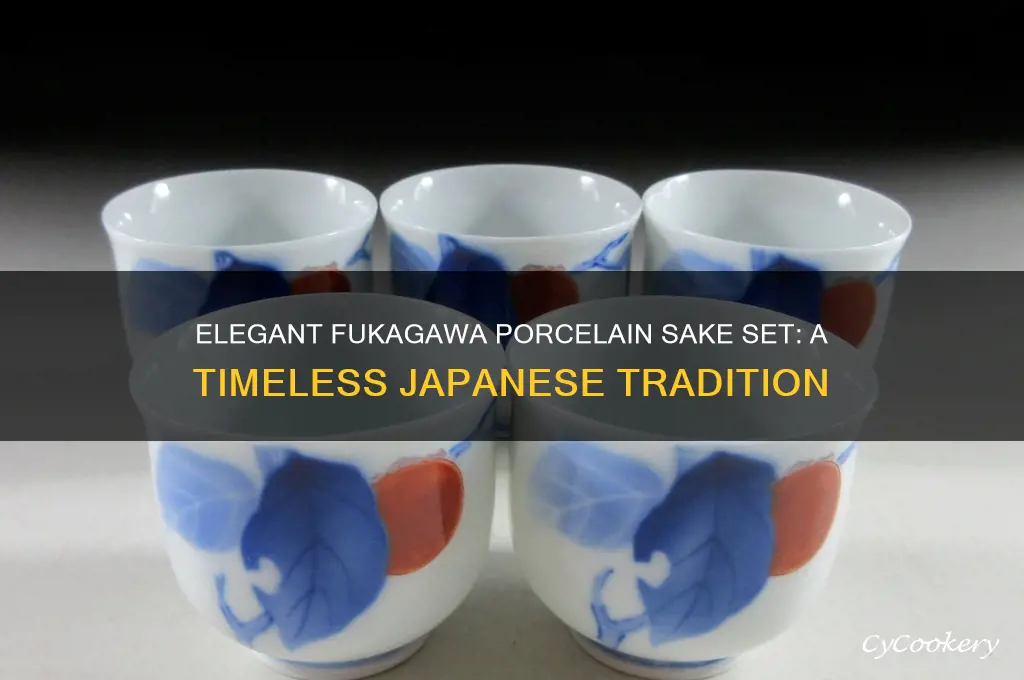fukagawa porcelain sake set