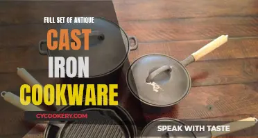 Unveiling the Charm of Cast Iron: A Full Set of Antique Cookware