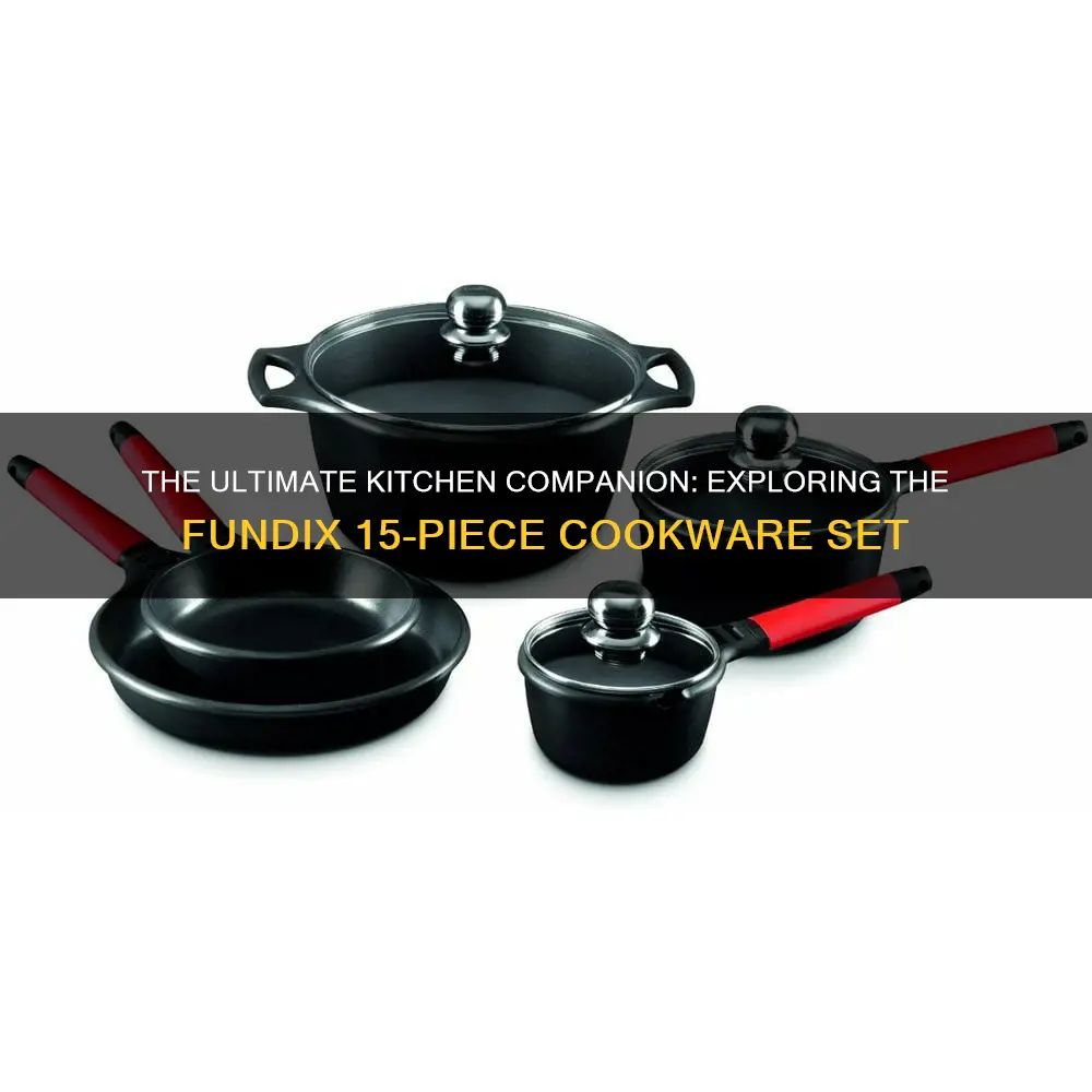 fundix 15 piece cookware set