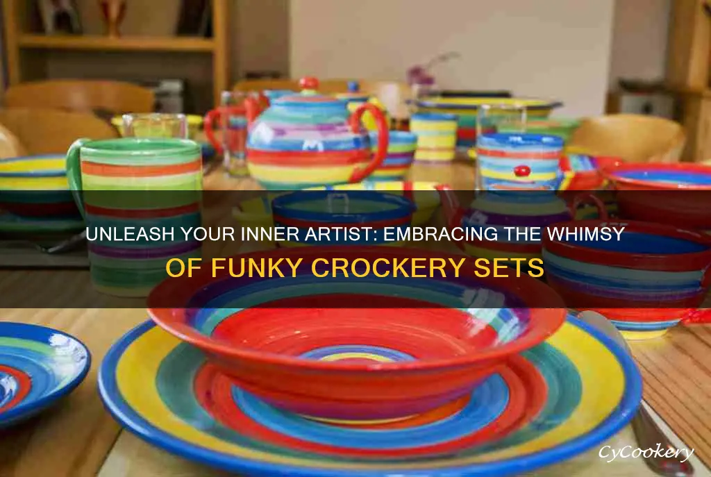 funky crockery sets