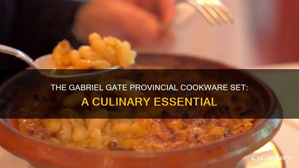 gabriel gate provincial cookware set 9 pc