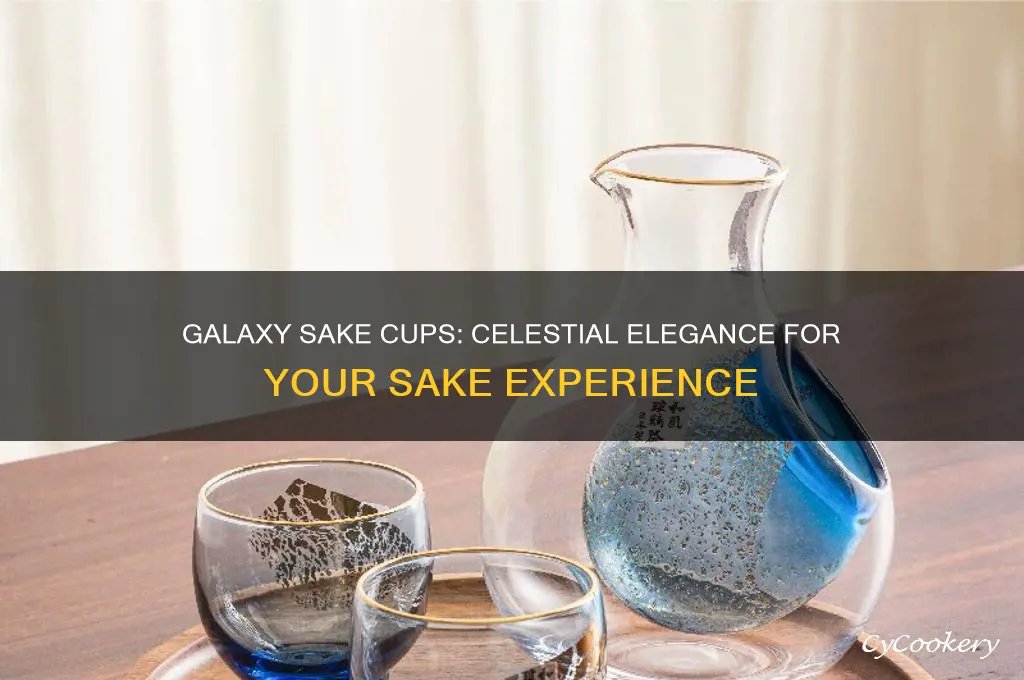 galaxy sake cups