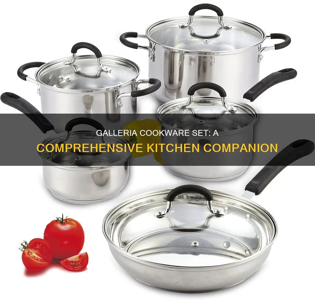 galleria 7 piece cookware set