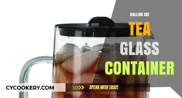 Perfect Brew: Choosing the Ideal Gallon Iced Tea Glass Container