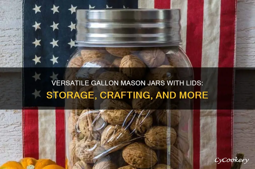 gallon mason jars with lids