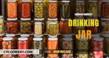 Savor Your Garden Harvest in Stylish Drinking Jars: Fresh & Fun!