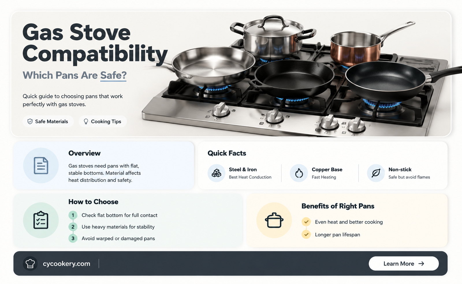 are all pans okay to use on gas stoves