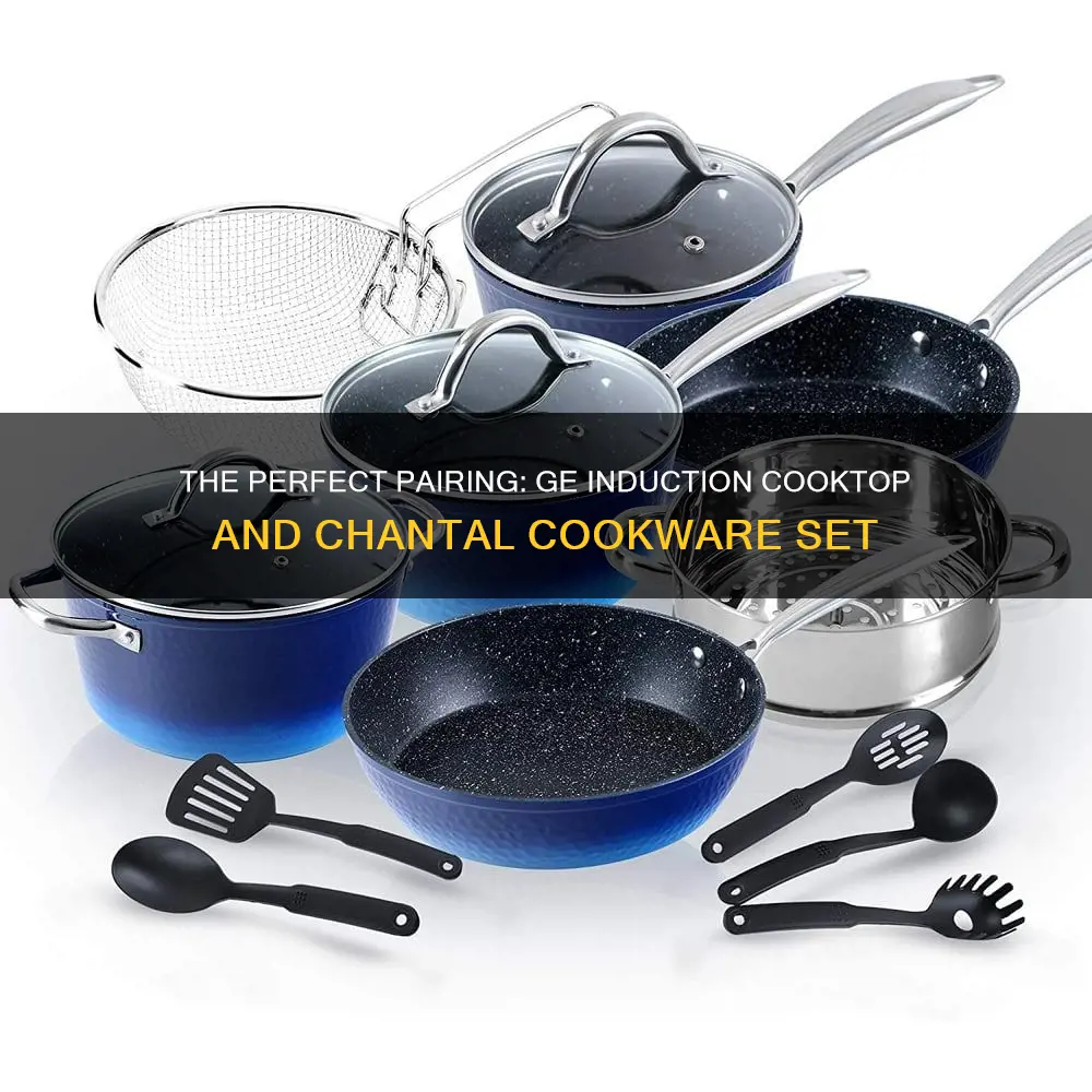 ge induction cooktop chantal cookware set