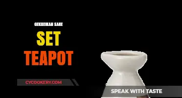 Elegant Gekkeikan Sake Set Teapot: Perfect for Traditional Japanese Dining