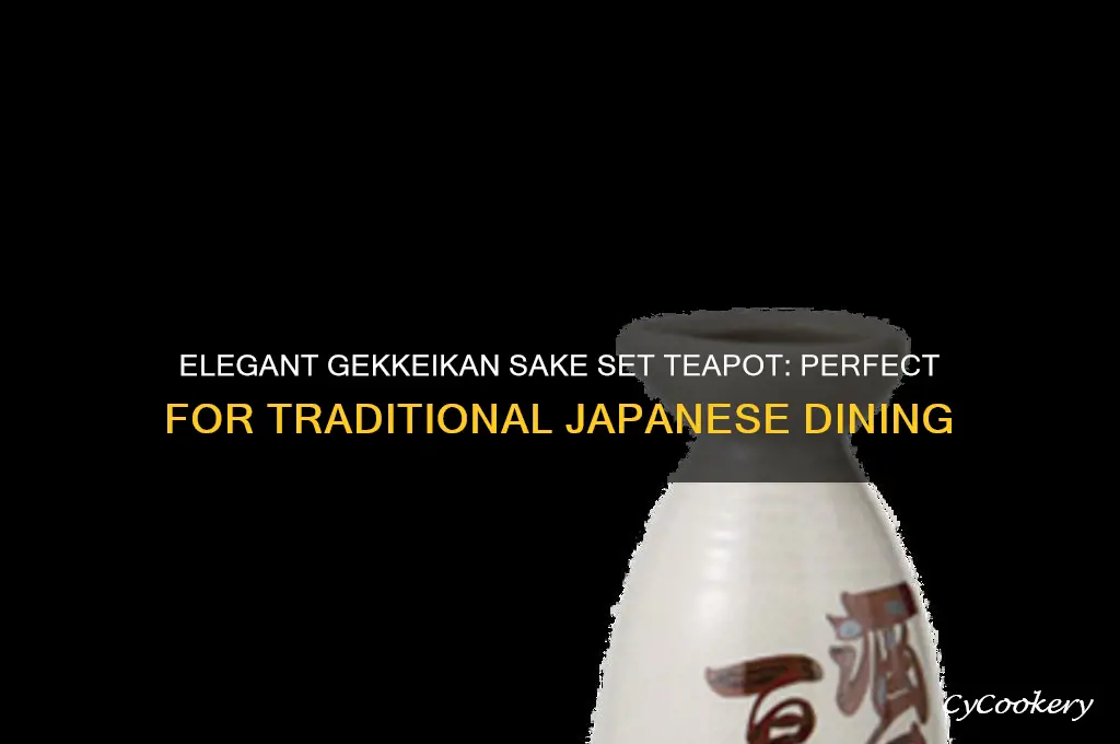 gekkeikan sake set teapot