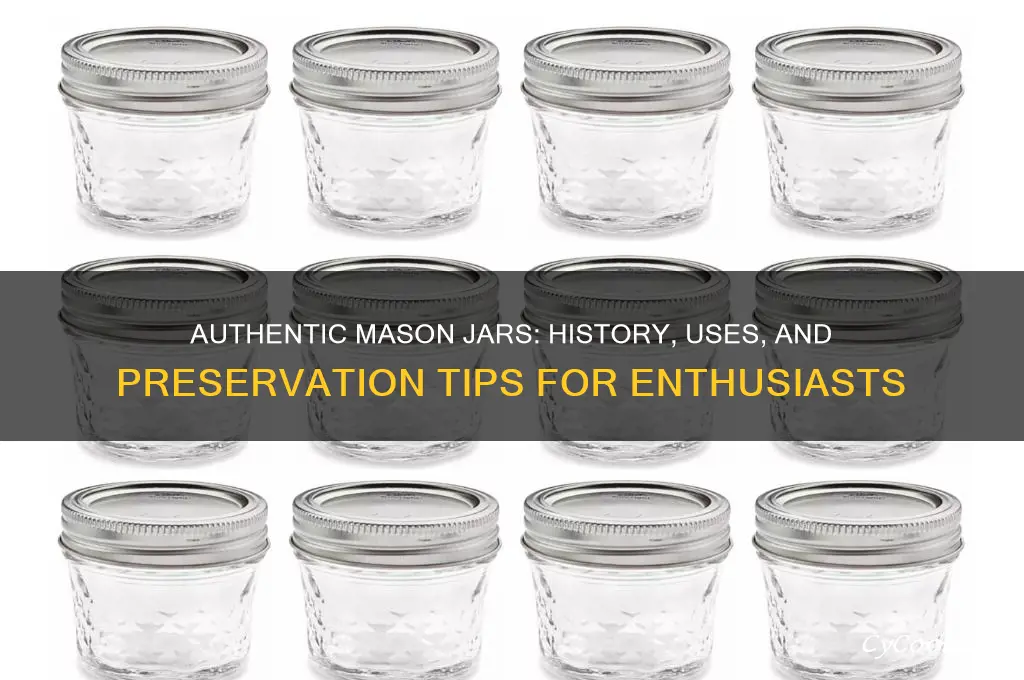 genuine mason jar