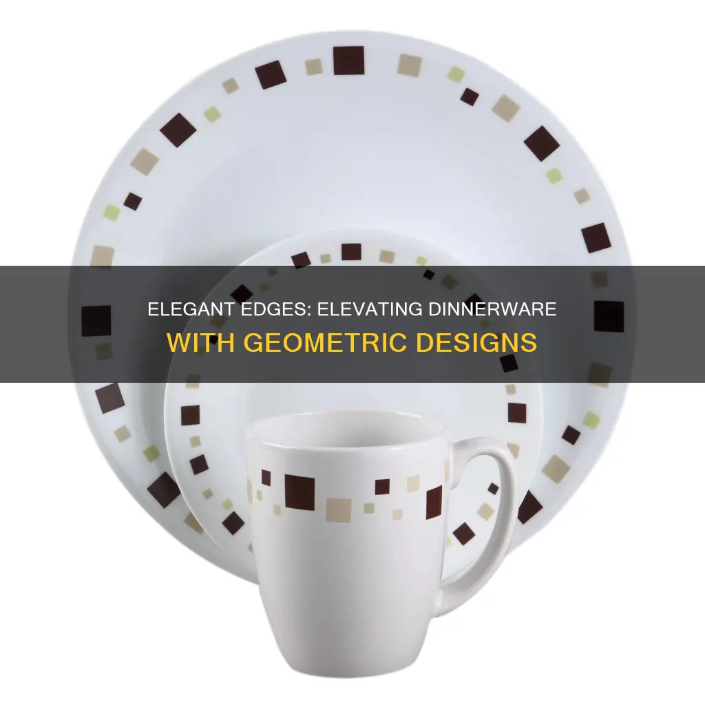 geometric dinnerware sets