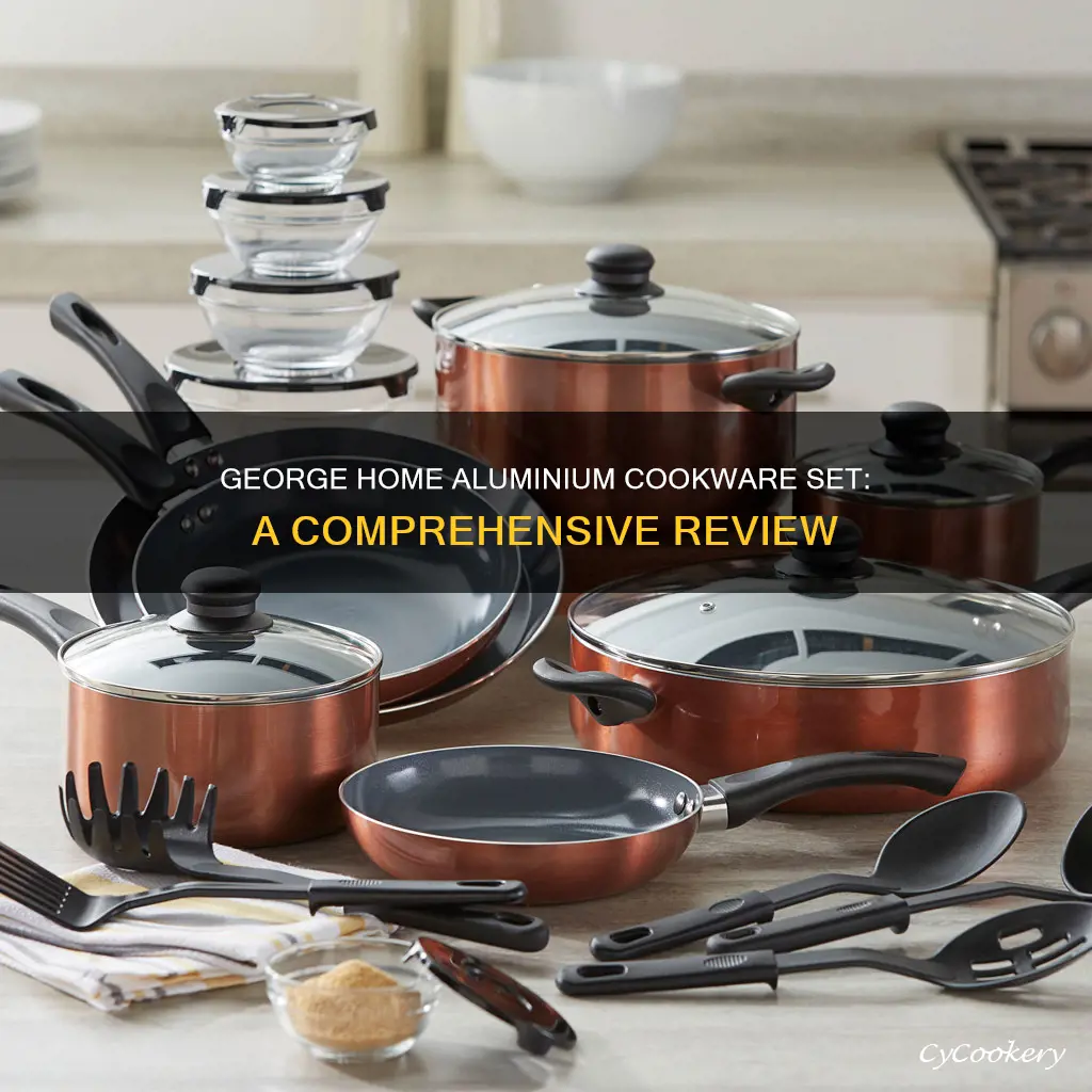 george home aluminium cookware set