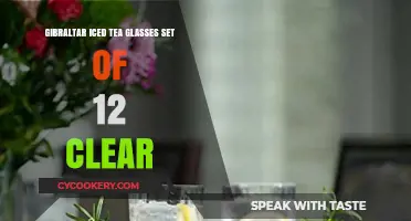 Elevate Your Refreshments with Gibraltar Iced Tea Glasses Set of 12 Clear