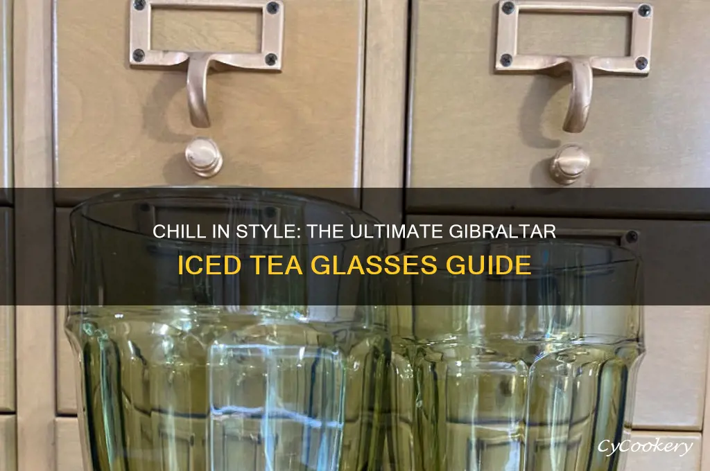 gibraltar iced tea glasses