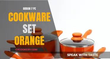 Vibrant Cooking: The Gibson 7-Piece Cookware Set in Orange