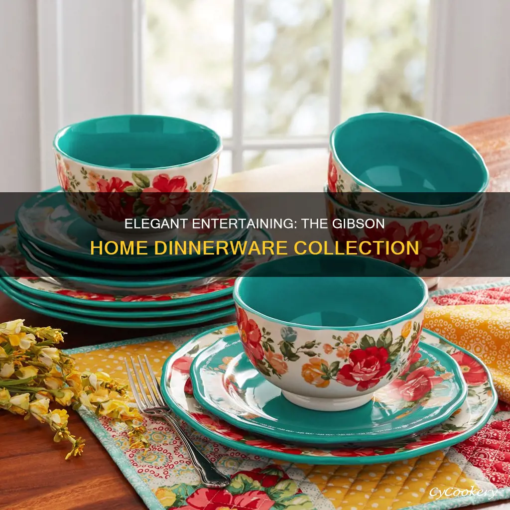 gibson home 12 piece dinnerware set