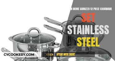 Stainless Steel Style: The Abruzzo 12-Piece Cookware Set from Gibson Home