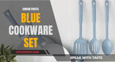 Gibson's Pastel Blue Cookware Set: A Colorful Kitchen Companion