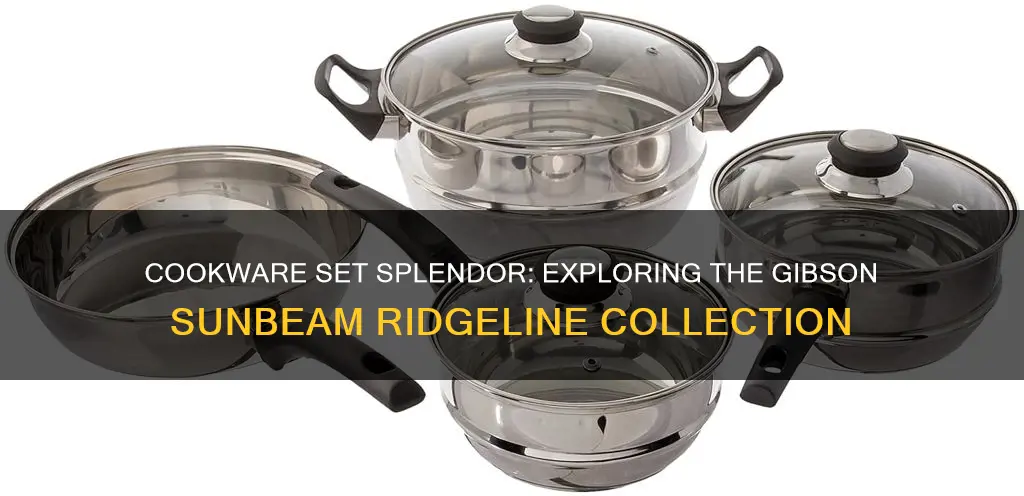 gibson sunbeam ridgeline cookware set 7