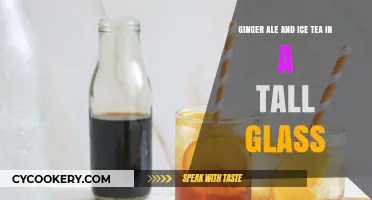 Refreshing Ginger Ale and Iced Tea Blend: Perfect Tall Glass Recipe