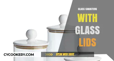 Elegant Glass Canisters with Glass Lids for Stylish Storage Solutions