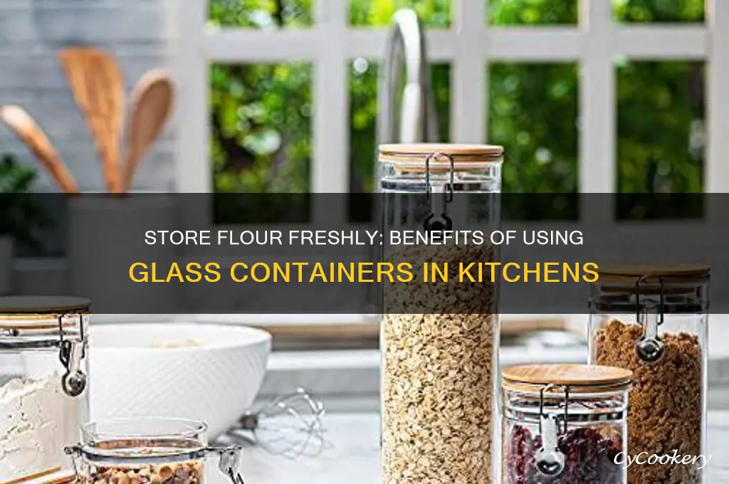 glass containers for flour