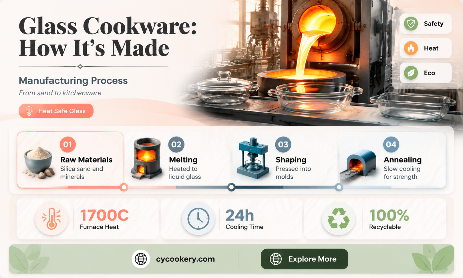are glass cook pots manufactured