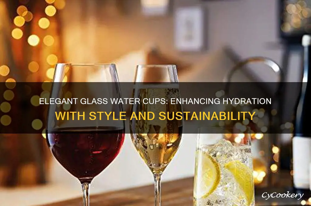glass cup for water