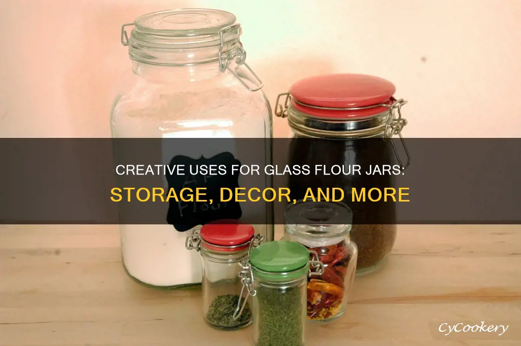 glass flour jar