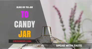 Transform Your Glass Iced Tea Jar into a Charming Candy Jar