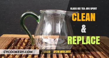How to Clean & Replace Your Glass Iced Tea Jug Spout