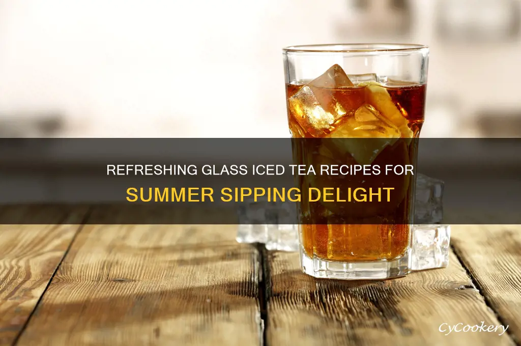 glass ice tea