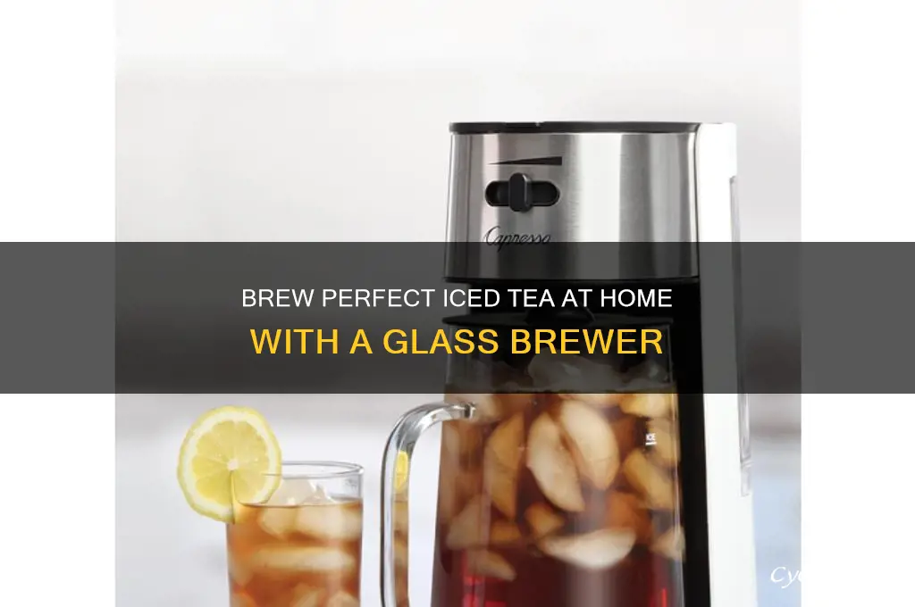 glass iced tea brewer