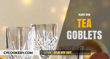 Elegant Glass Iced Tea Goblets: Perfect Summer Sipping Essentials