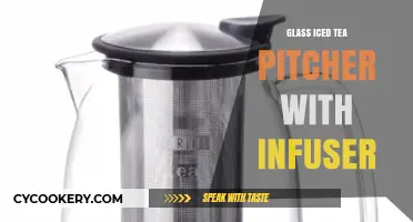 Brew & Serve: Glass Iced Tea Pitcher with Infuser Guide