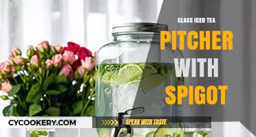 Elegant Glass Iced Tea Pitcher with Spigot for Effortless Serving