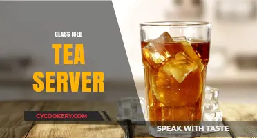 Elegant Glass Iced Tea Server: Perfect for Summer Refreshment