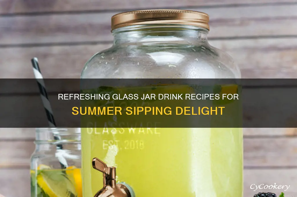 glass jar drink recipes