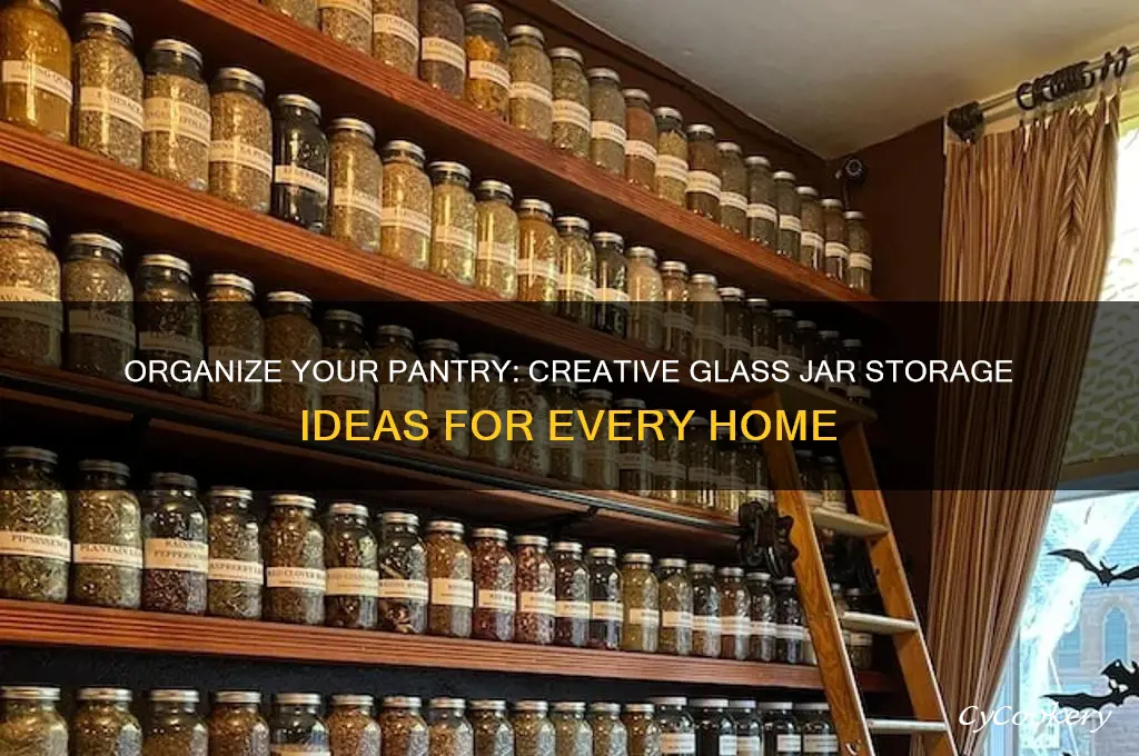 glass jar storage