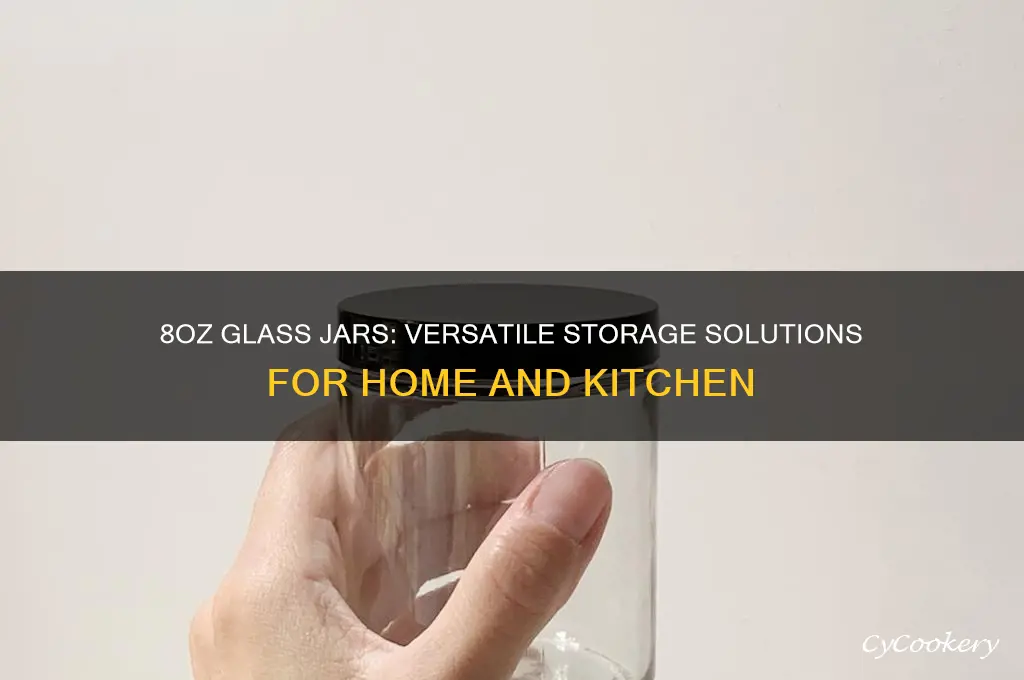 glass jars 8oz