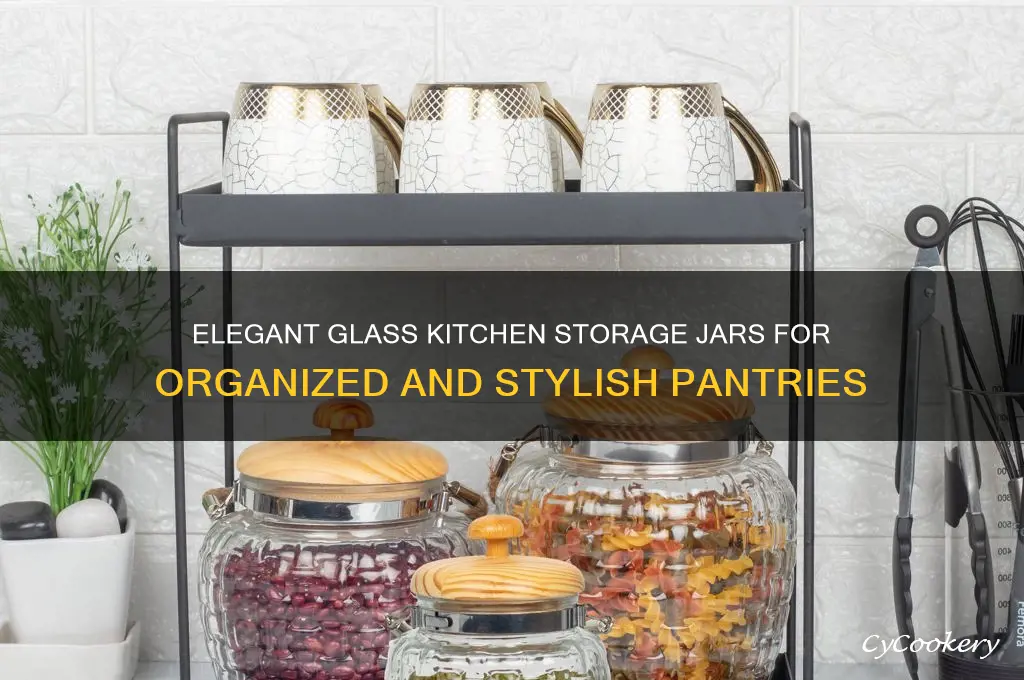 glass kitchen storage jars
