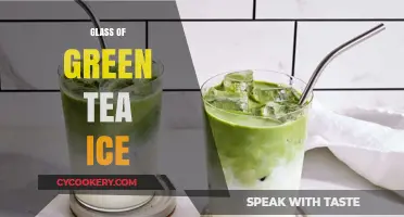 Refreshing Glass of Green Tea Ice: A Cool Twist on Tradition