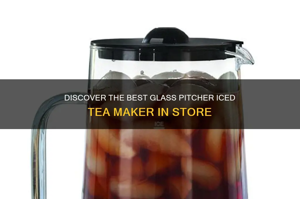 glass pitcher iced tea maker in store