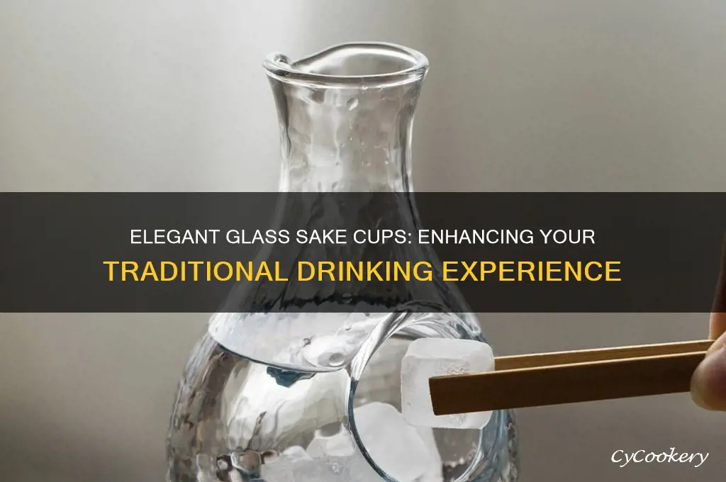glass sake cups