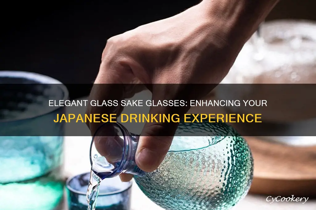 glass sake glasses