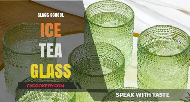 Chic Glass School Ice Tea Glass: Stylish Sips for Summer